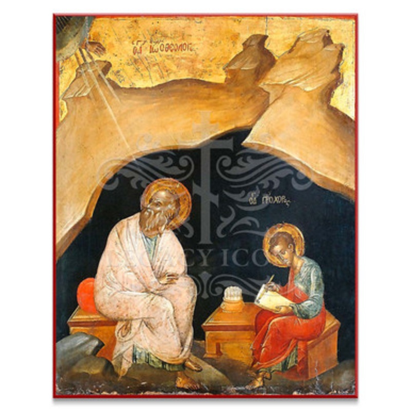 Apostle John the Theologian on Patmos Icon – S172