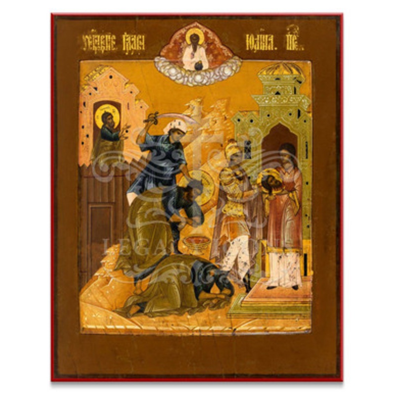 Beheading of Saint John the Baptist (XIXc) Cathedral Icon – F264