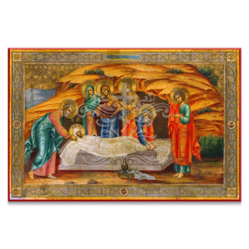 Burial of Christ (Epitaphios or Plaschanitsa) Icon – F371