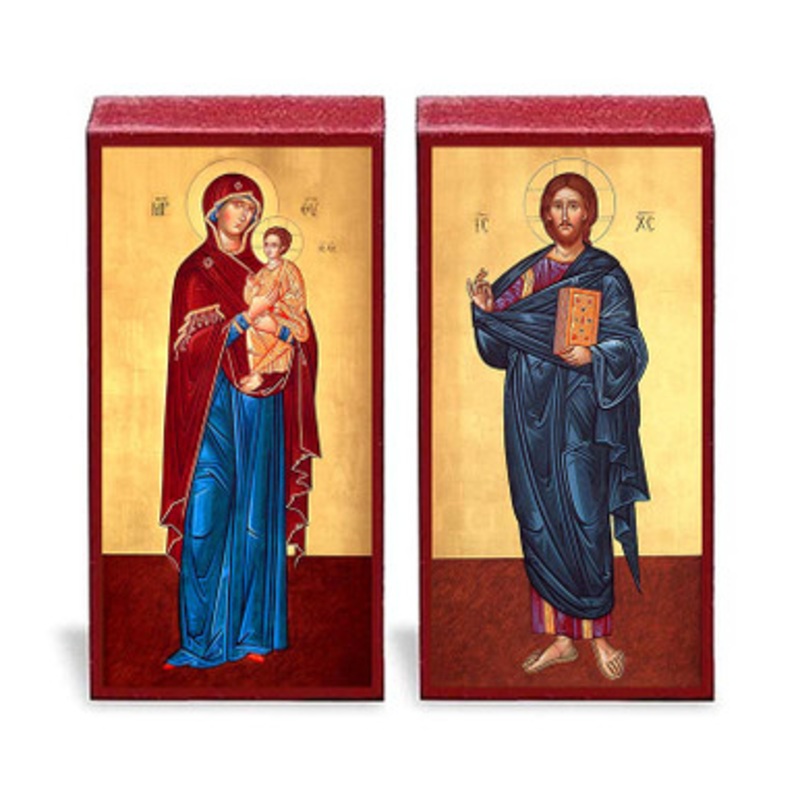 Christ and Theotokos (Koufos) Micro Icon Set