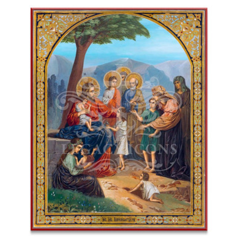 Christ Blessing the Children (XIXc) Icon – F365