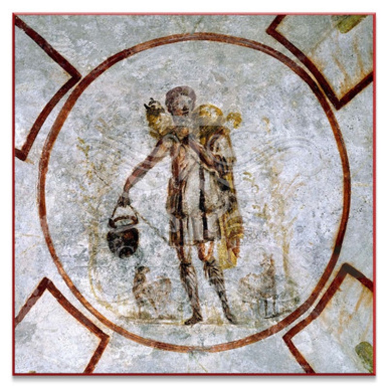 Christ the Good Shepherd (Catacombs) Icon – X101