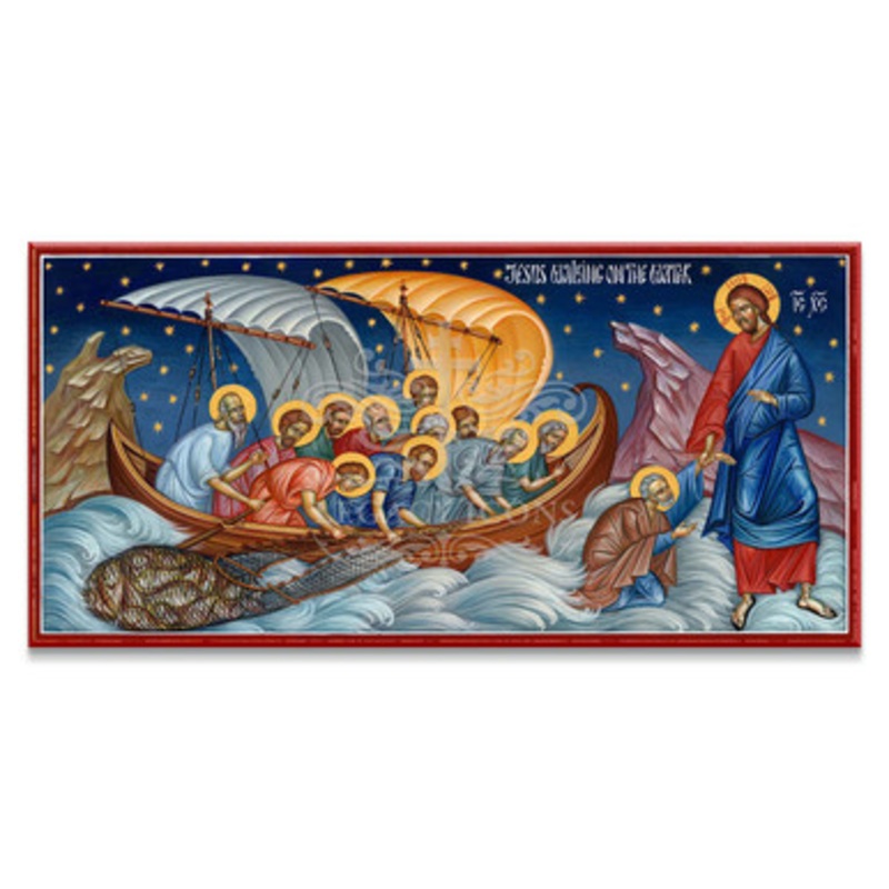 Jesus Walking on the Water (XXIc) Icon – F290