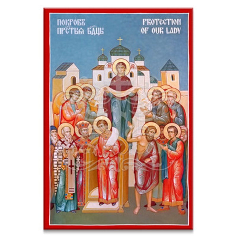 Protection of the Theotokos Icon – T215