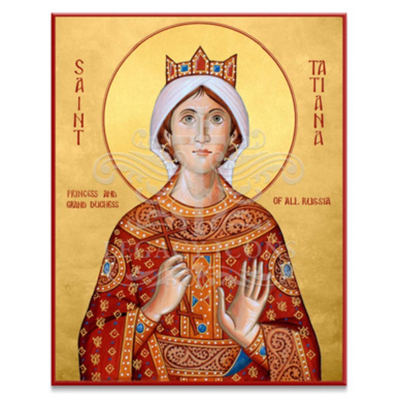 Saint Tatiana the Princess and Grand Duchess of Russia (Whirledge) Icon – S613