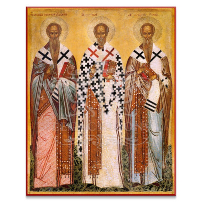 Saints James, Nicholas and Ignatius (XVc) Icon – S217