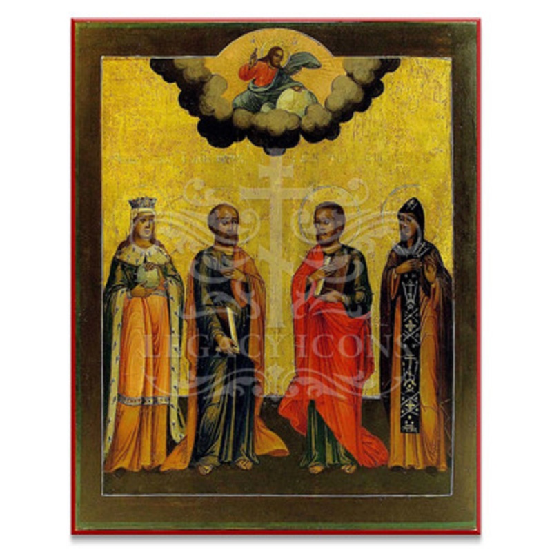 Saints Peter, Paul, Olga, and Xenia Icon – S384