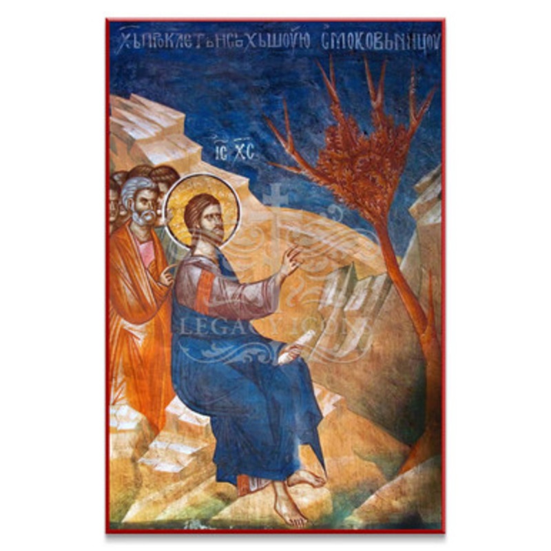 The Cursing of the Fig Tree (Decani) Icon – F394