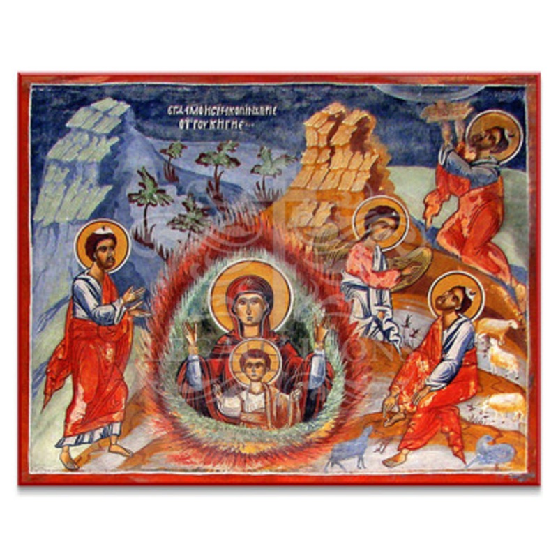 Theotokos the Burning Bush (Slivnichki) Icon – T176