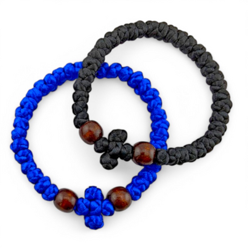 33 Knot Prayer Rope With Cross