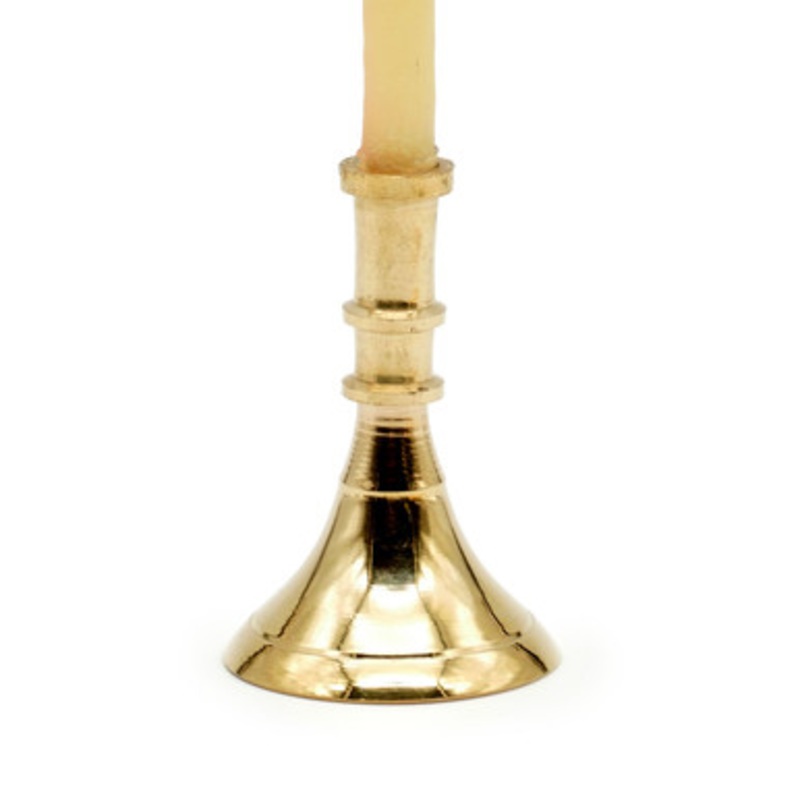 Brass Byzantine Candle Holder