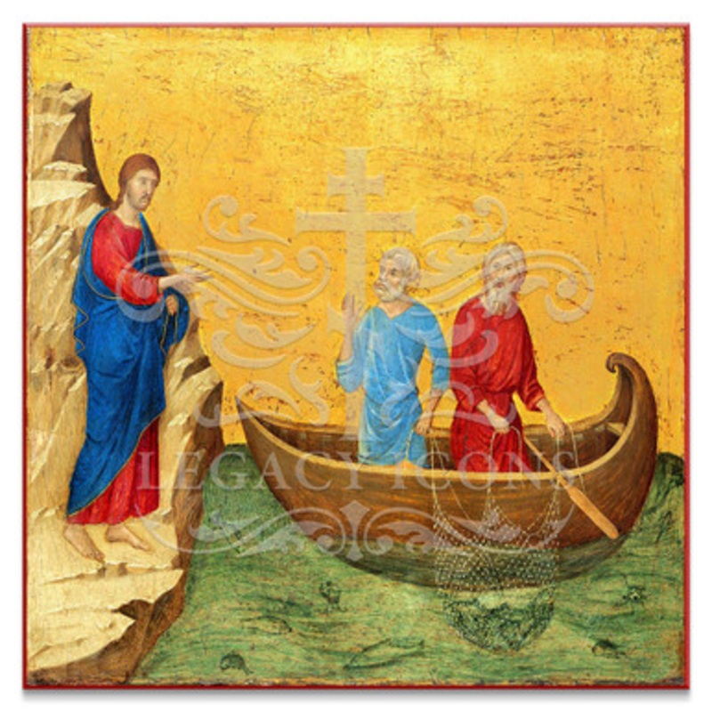 Christ Calling Peter and Andrew Cathedral Icon – F146