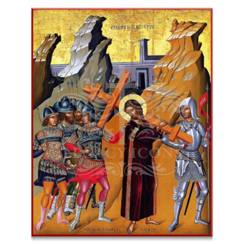 Christ Carrying the Cross Icon – F112