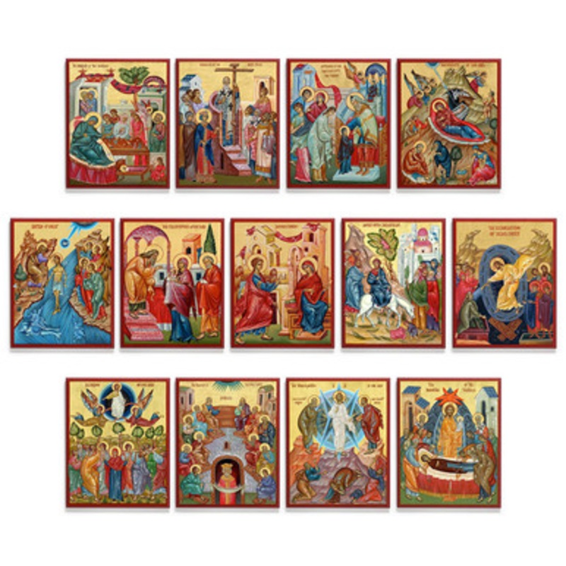 Great Feasts and Pascha Set – Y009