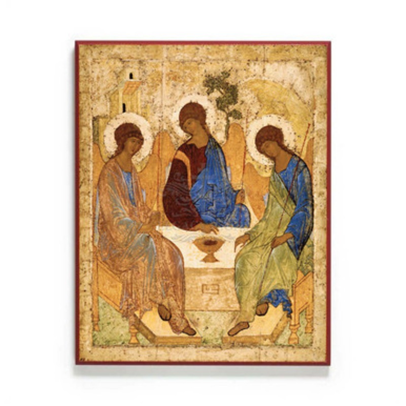 Holy Trinity – Hospitality of Abraham (Rublev) Replica Icon
