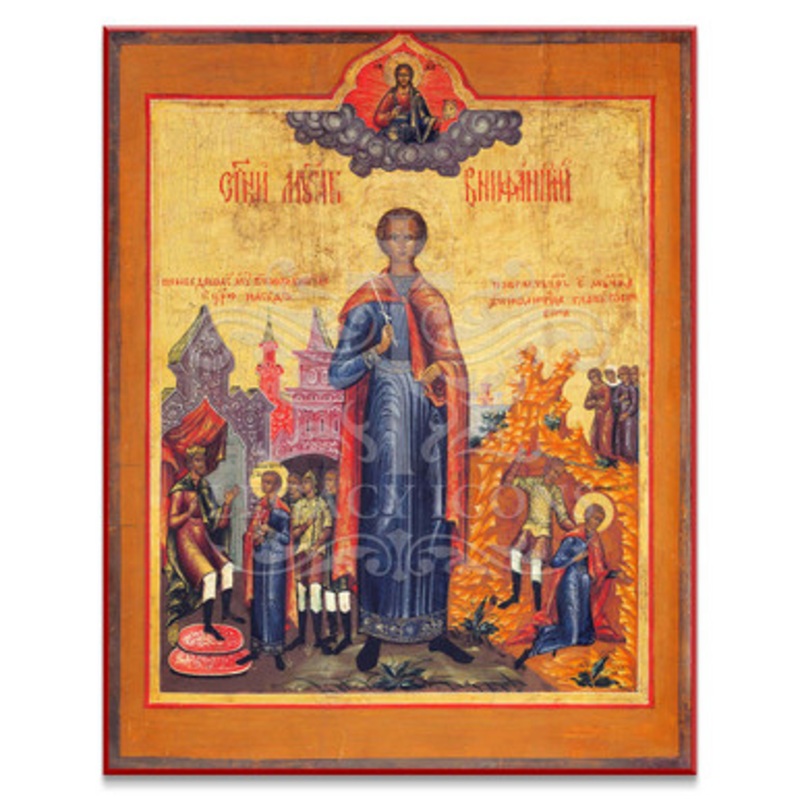 Saint Boniface with Scenes (XIXc) Icon – S552