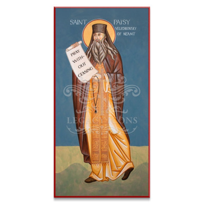 Saint Paisy Velichkovsky of Neamt (Whirledge) Icon – S679