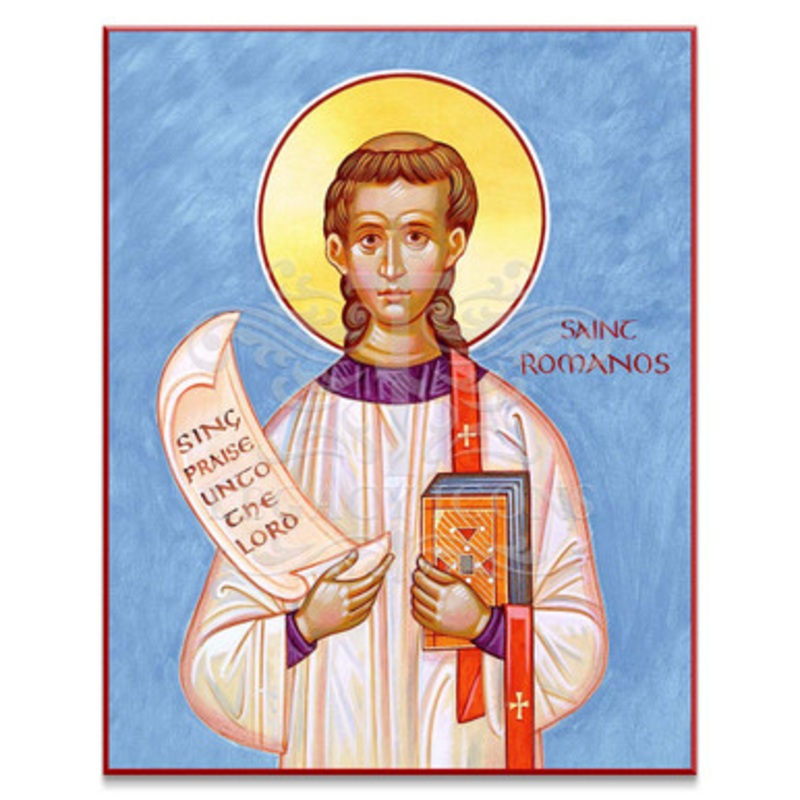 Saint Romanos the Melodist (Koufos) Icon – S191