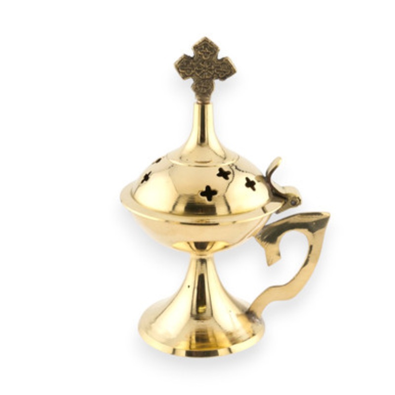 Simple Brass Incense Burner