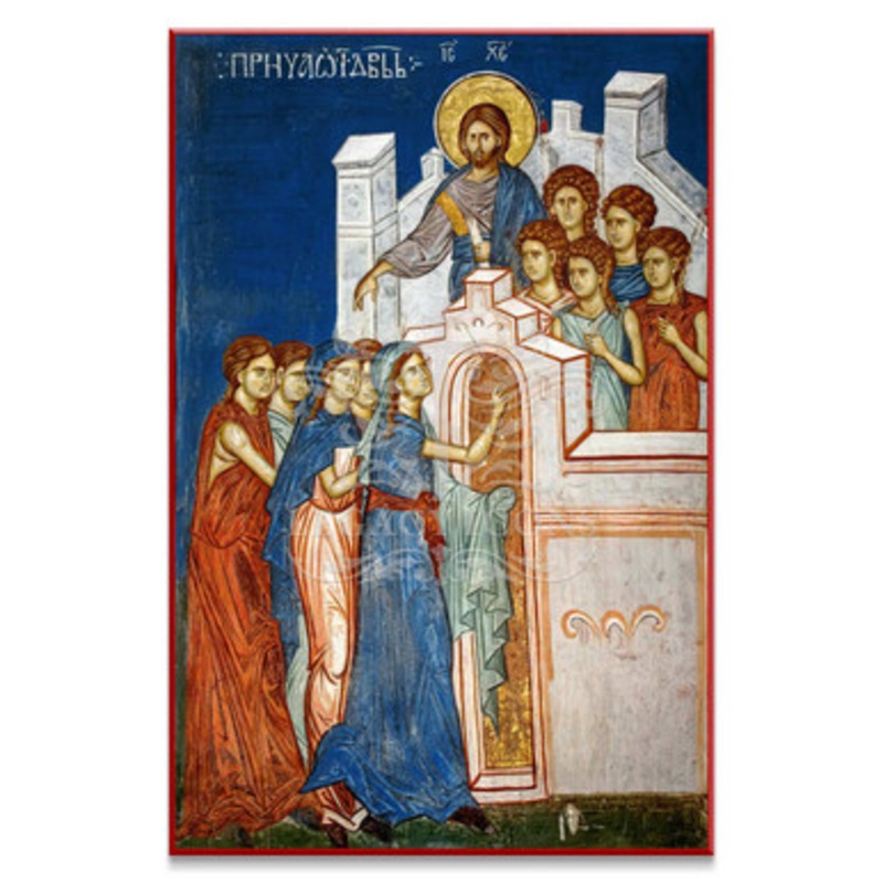 The Parable of the Ten Virgins (Decani) Icon – F395
