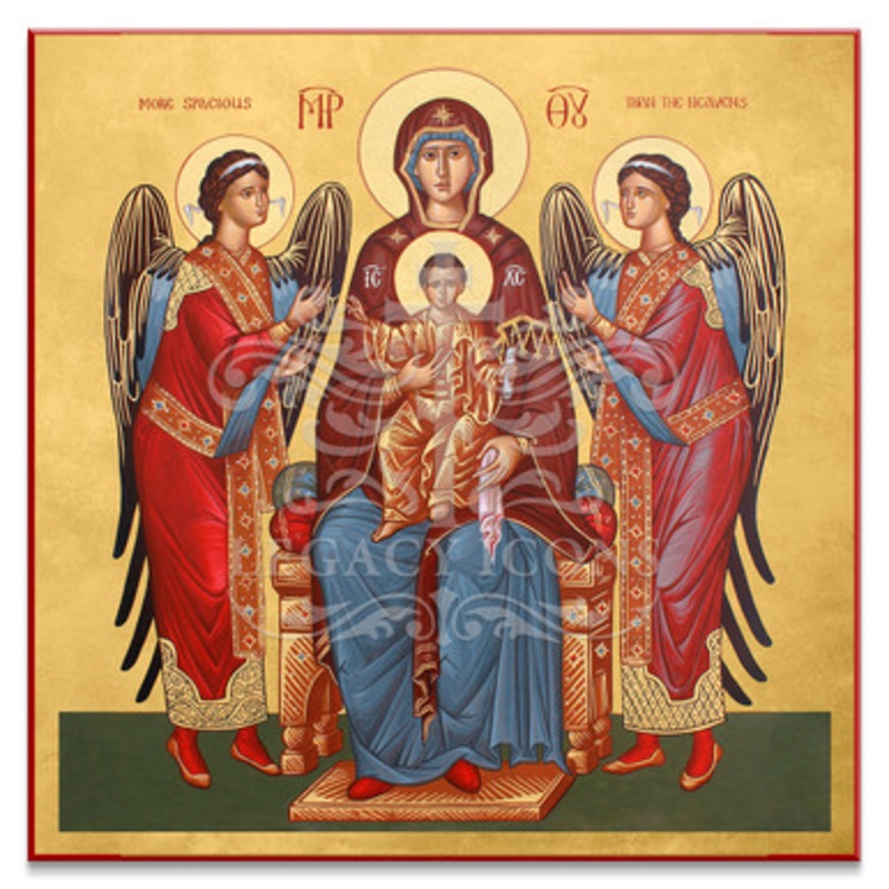 Theotokos Enthroned (Whirledge) Icon – T214