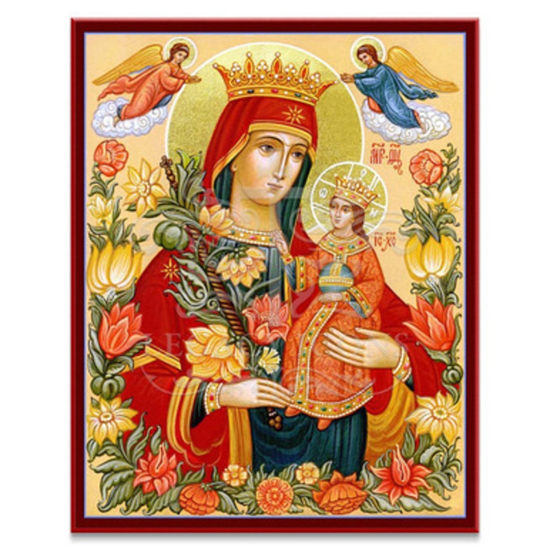 Theotokos the Unfading Flower Icon – T173