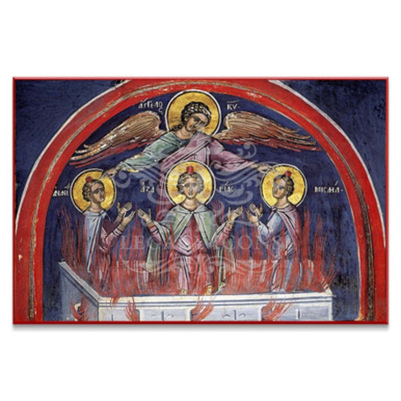 Three Holy Youths (Athos) Icon – S348