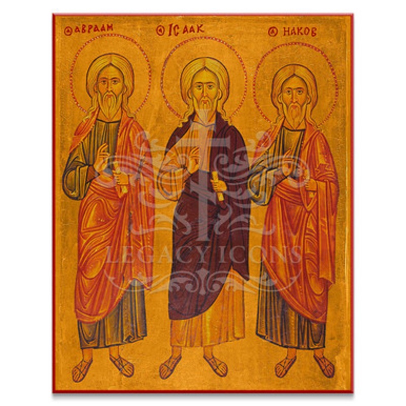Three Patriarchs Abraham Isaac and Jacob (Sinai) Icon – S501