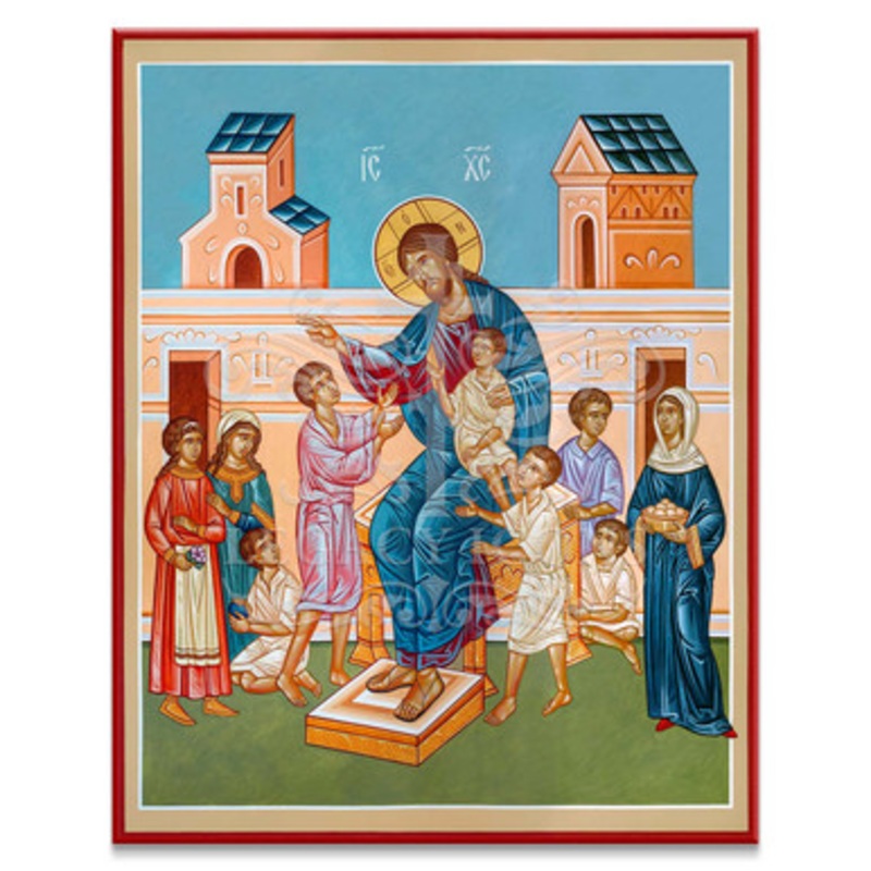 Christ Blessing the Children (Koufos) Icon – F323