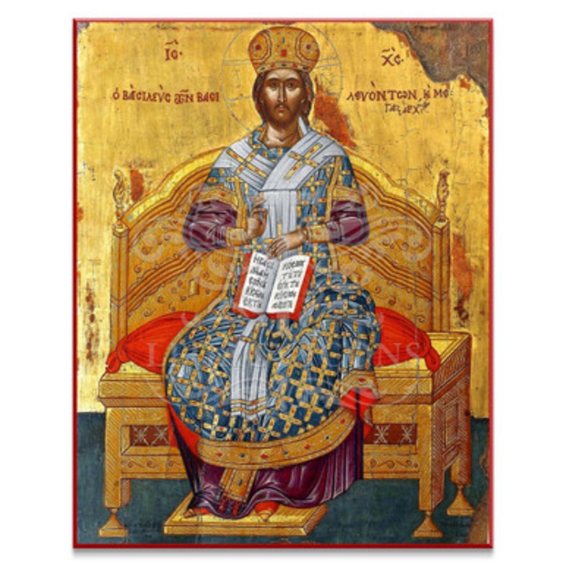 Christ Enthroned Icon – X103