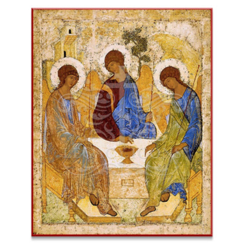 Holy Trinity (Rublev) Cathedral Icon – F144