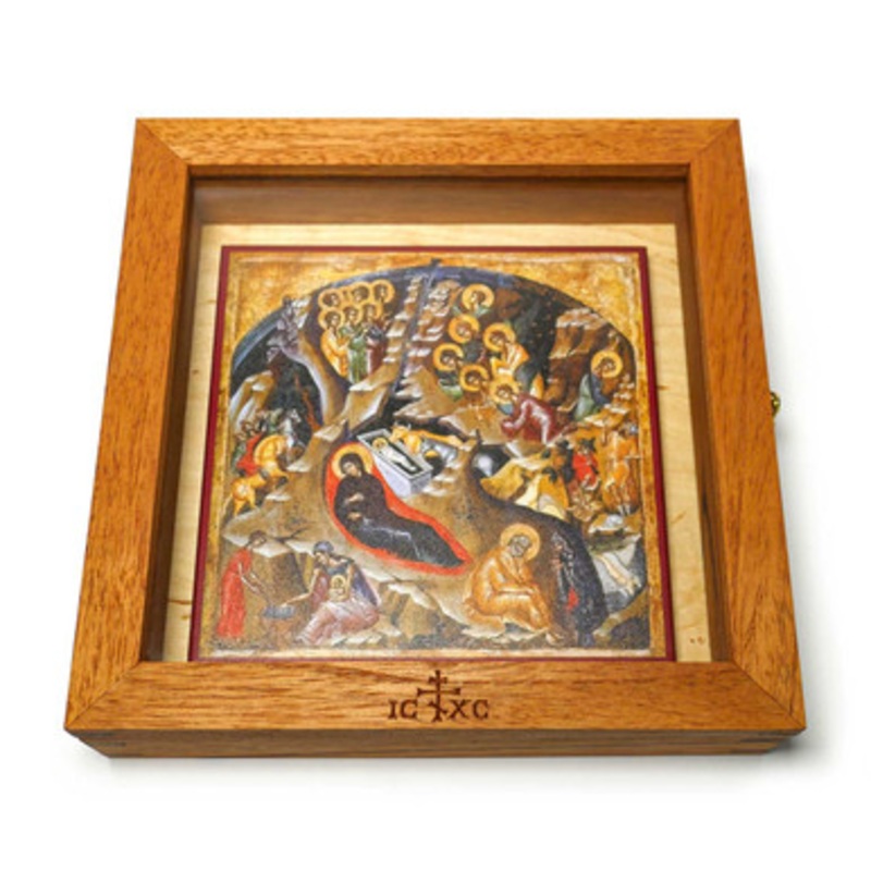 Icon Display Case (Mahogany)