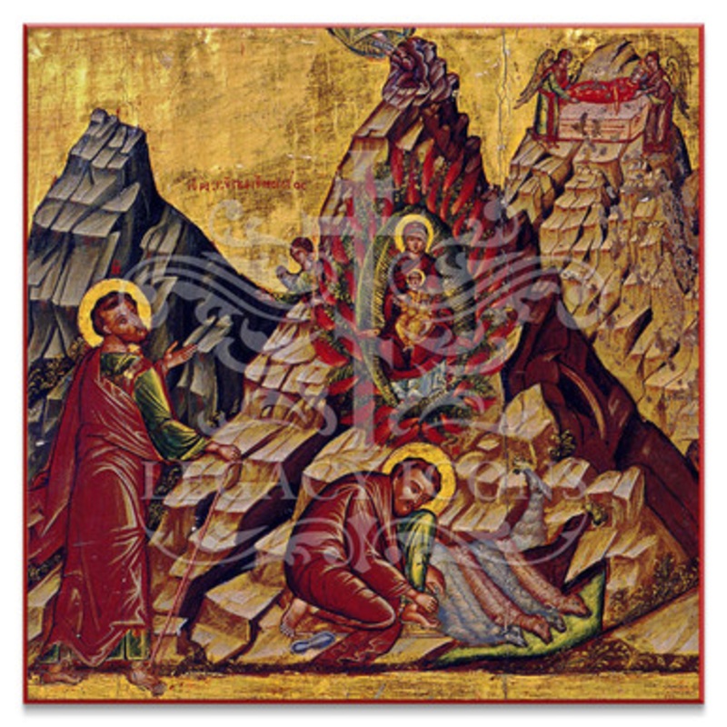 Moses and the Burning Bush (Sinai) Icon – F320