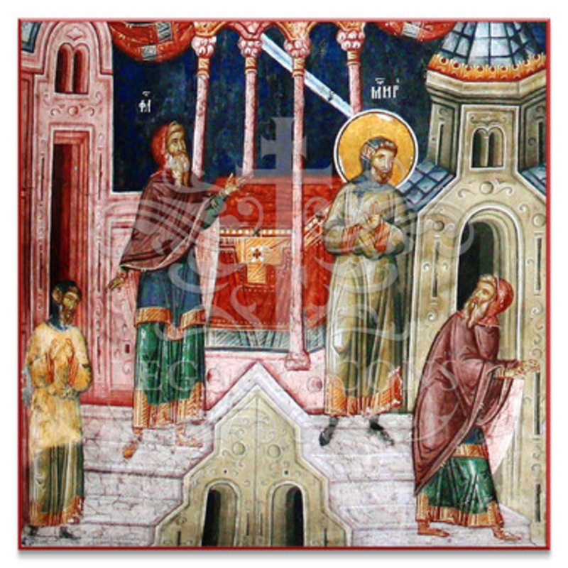 Publican and Pharisee (XIVc) Icon – F224