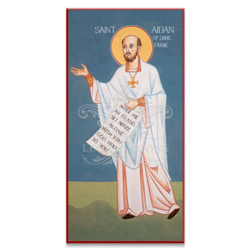 Saint Aidan of Lindisfarne (Whirledge) Icon – S684