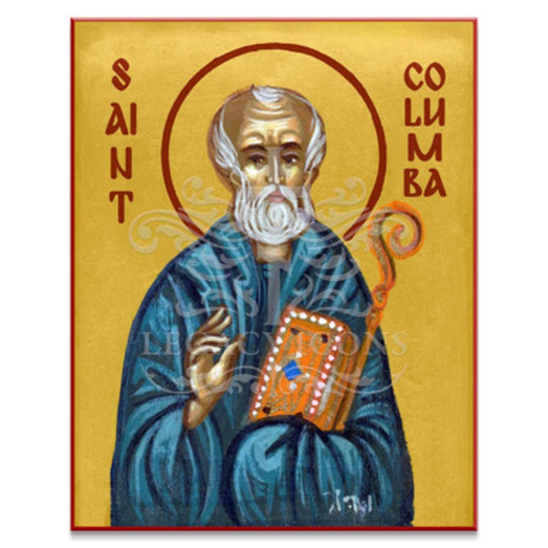 Saint Columba of Iona Icon – S454