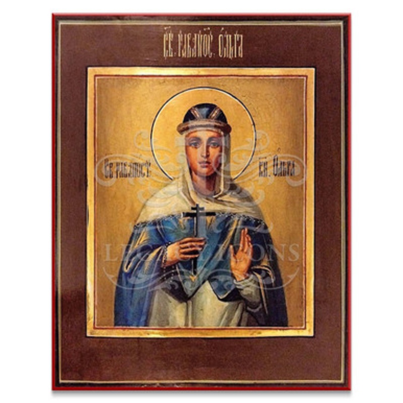 Saint Olga, Princess of Kiev (XIXc) Icon – S390