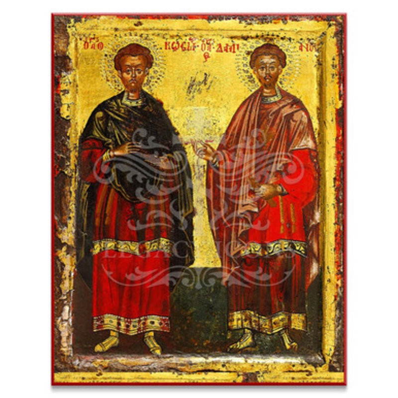 Saints Cosmas and Damian (XVIIc) Icon – S198