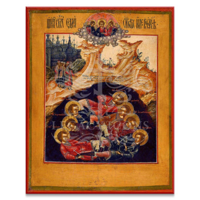 Seven Sleepers of Ephesus Icon – F176