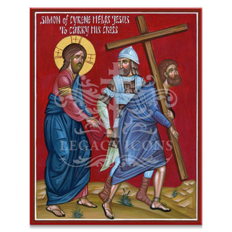 Simon of Cyrene Helps Jesus to Carry His Cross – STA05