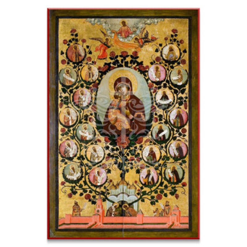 Theotokos and the Tree of Moscow Icon – T179