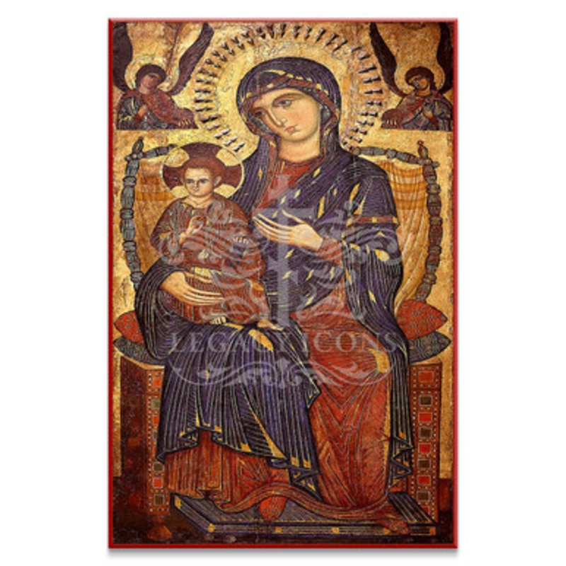Theotokos Enthroned (XIIIc) Icon – T138