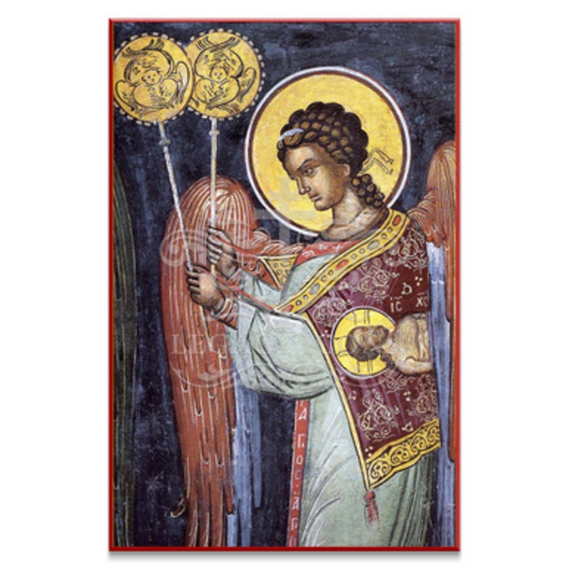 Angel With Fans and Epitaphion (Athos) – S274