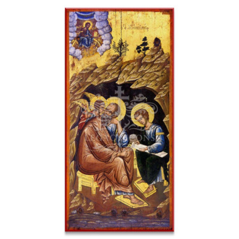 Apostle John the Theologian on Patmos Icon – S417