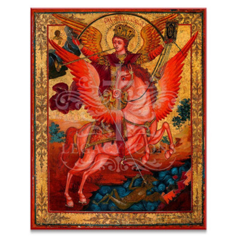 Archangel Michael of the Apocalypse (XVIIIc) Icon – S127