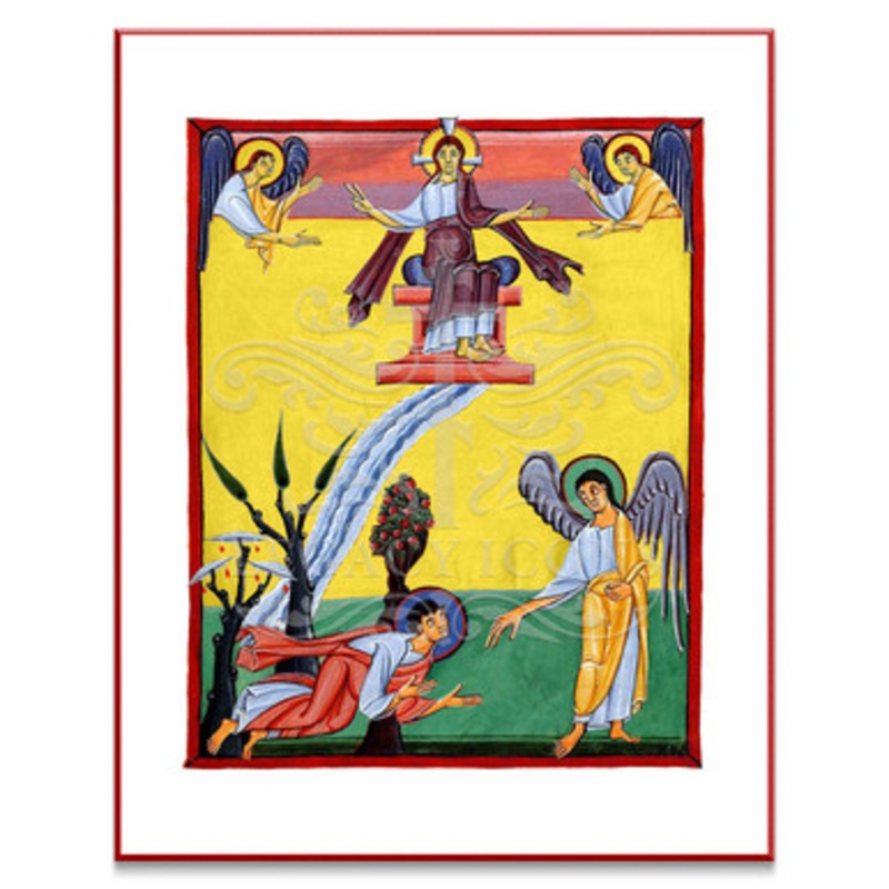 Christ Enthroned and the River of Life (Bamberg) Icon – F310