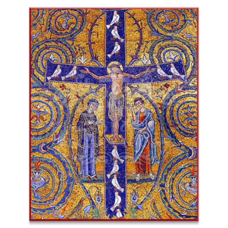 Crucifixion of Christ (Mosaic) Icon – F122