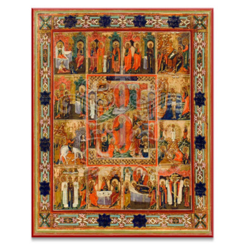 Great Feasts (XVIIIc) Icon – F208