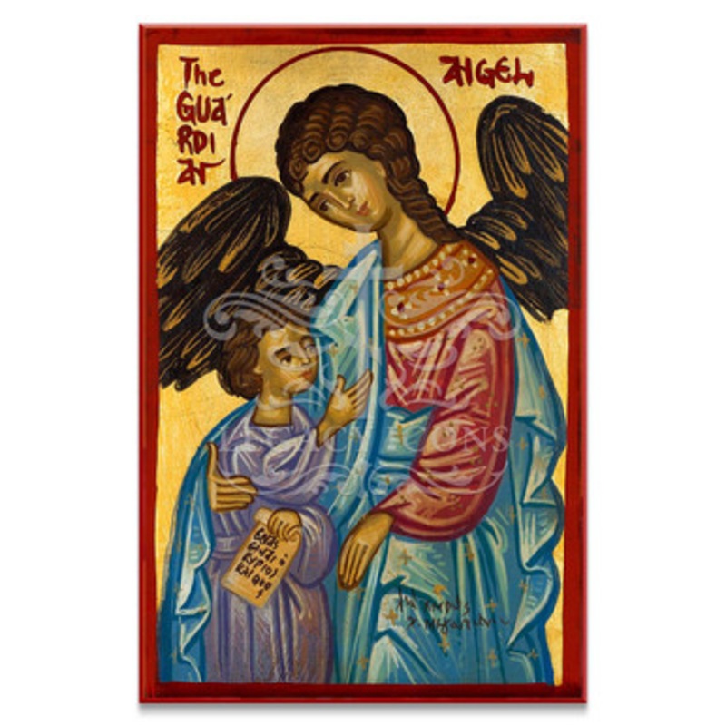 Guardian Angel and Child Icon – S263