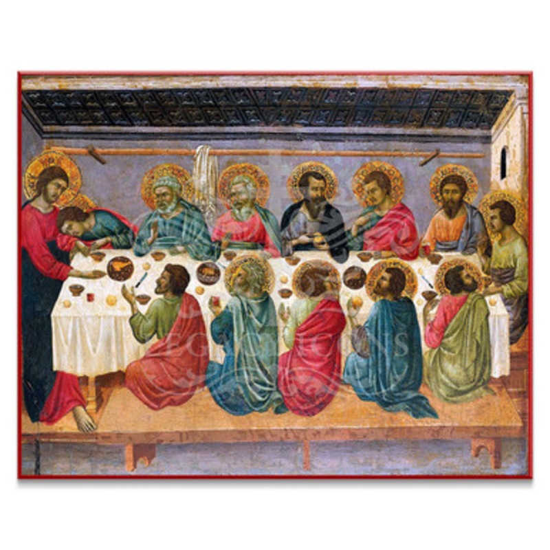 Mystical Supper (XIIIc) Icon – F152